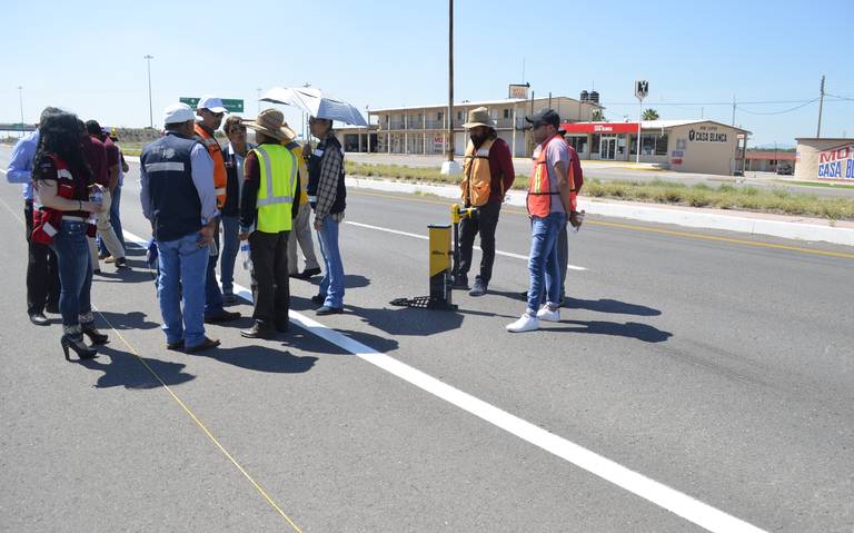 inspeccionan tramo delicias -chihuahua