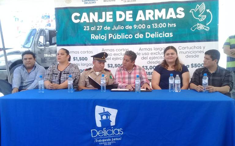 Finaliza canje de armas