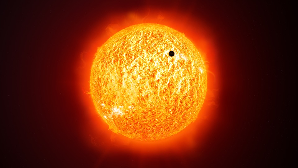 Mercurio frente al sol